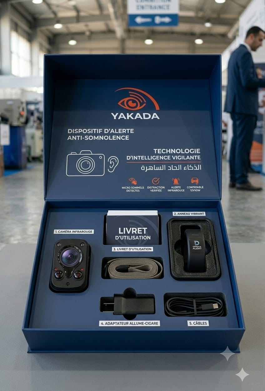 Kit YAKADA ouvert, vue d'ensemble des composants